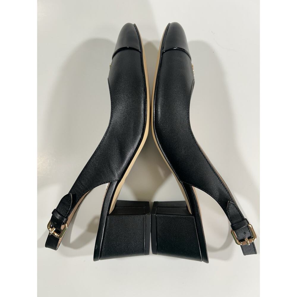Coach Erica Leather Slingbacks Black Patent FG4251 - Size 8B - Picture 4 of 7